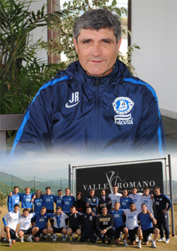 Interview with Juan de Ramos during the FC Dnipro training session at Valle Romano Golf